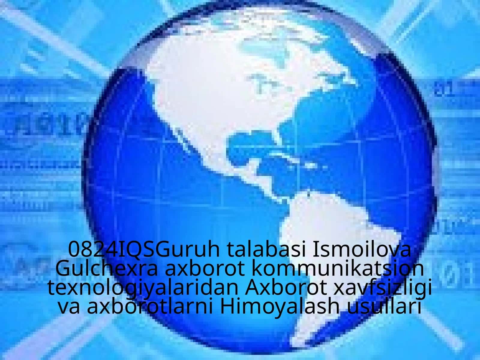 Ismoilova Gulchexra 1