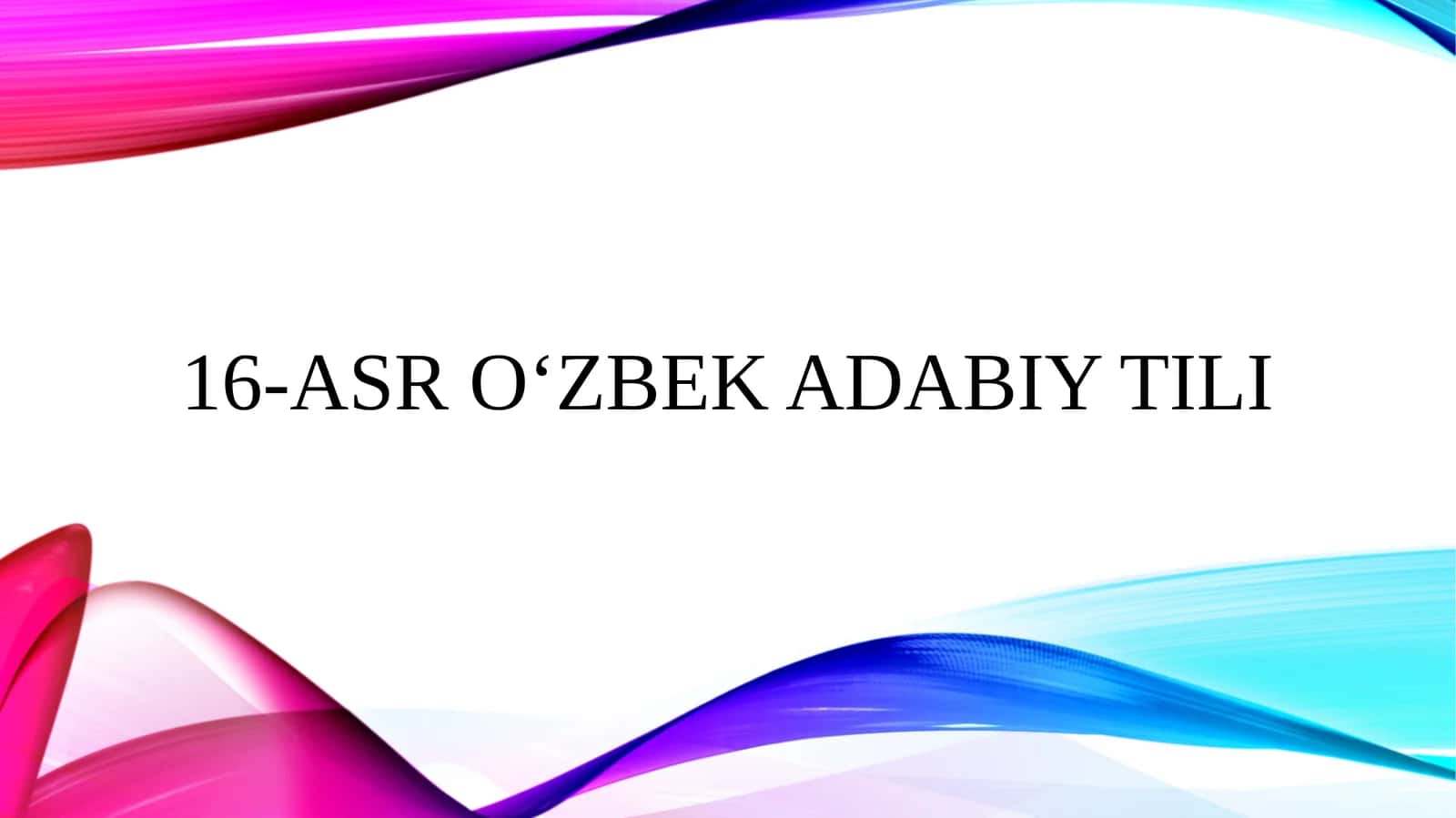 16-asr oʻzbek adabiy tili 1