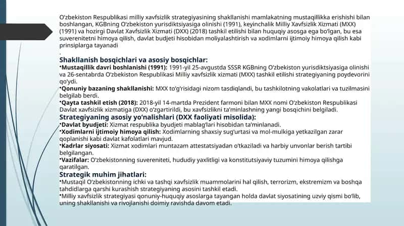 XAVFSIZLIK ASOSLARI 1