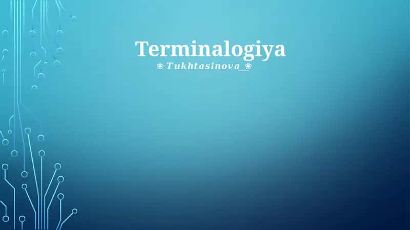 Terminalogiya 1