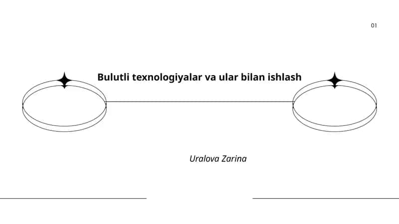 Bulutli hisoblash asoslari 1