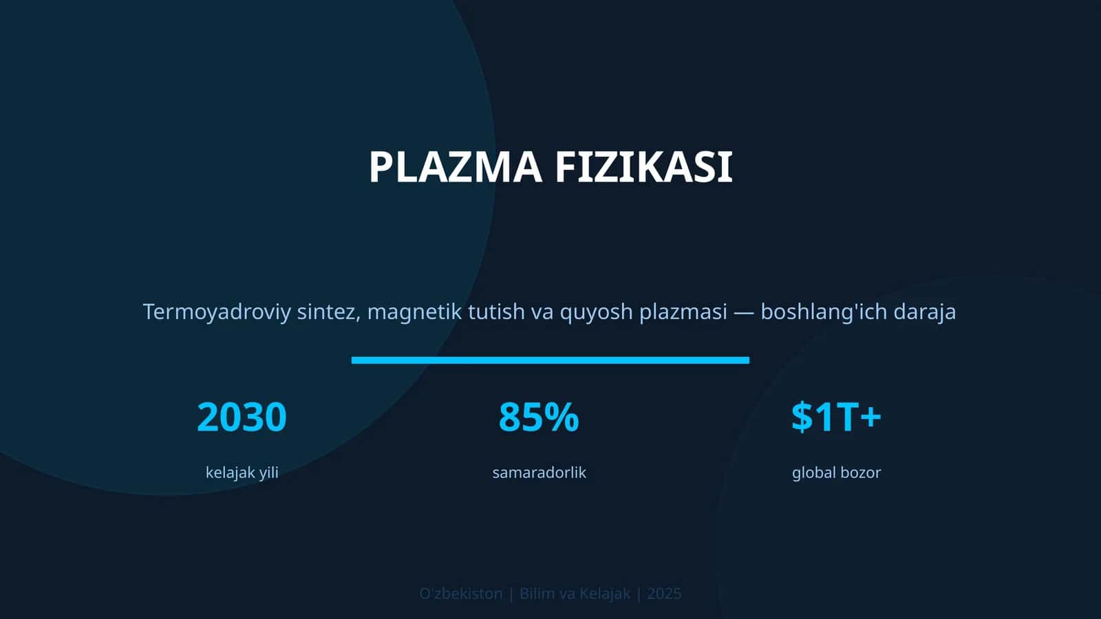 PLAZMА FIZIKASI 1