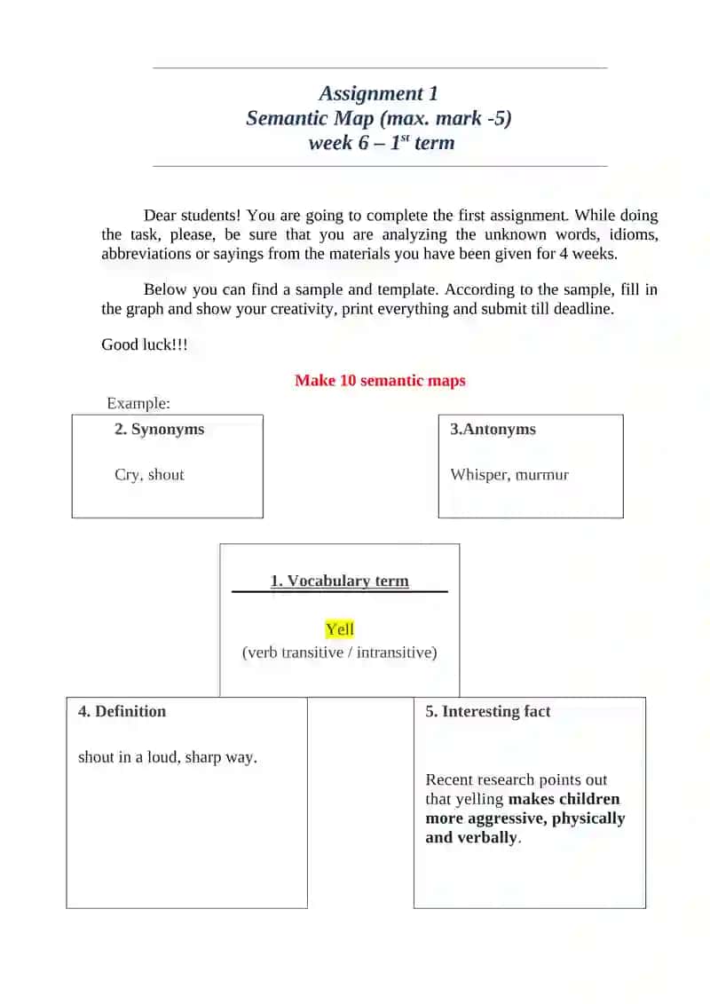 Assignment 1