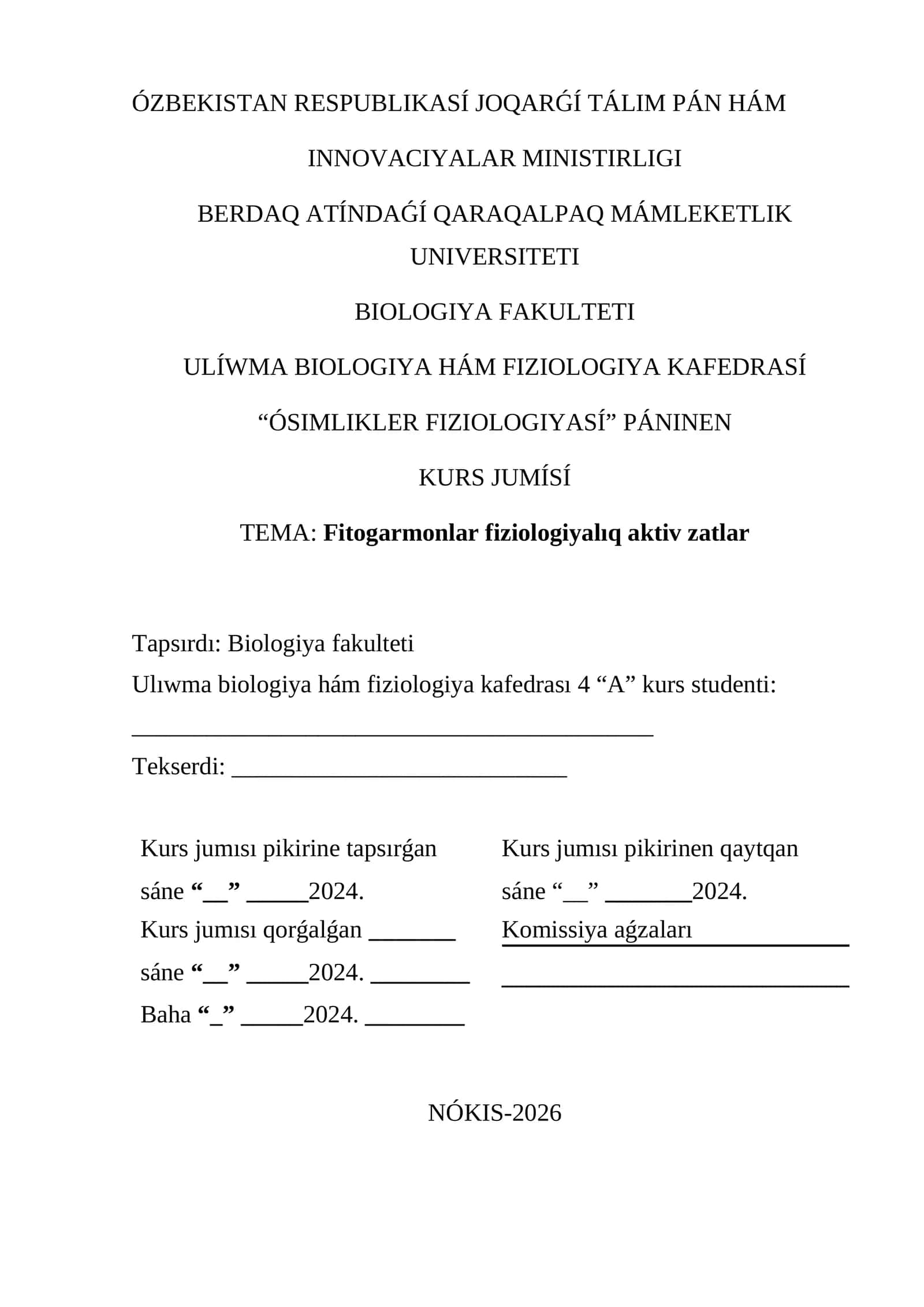 Fitogarmonlar fiziologiyalıq aktiv zatlar 1