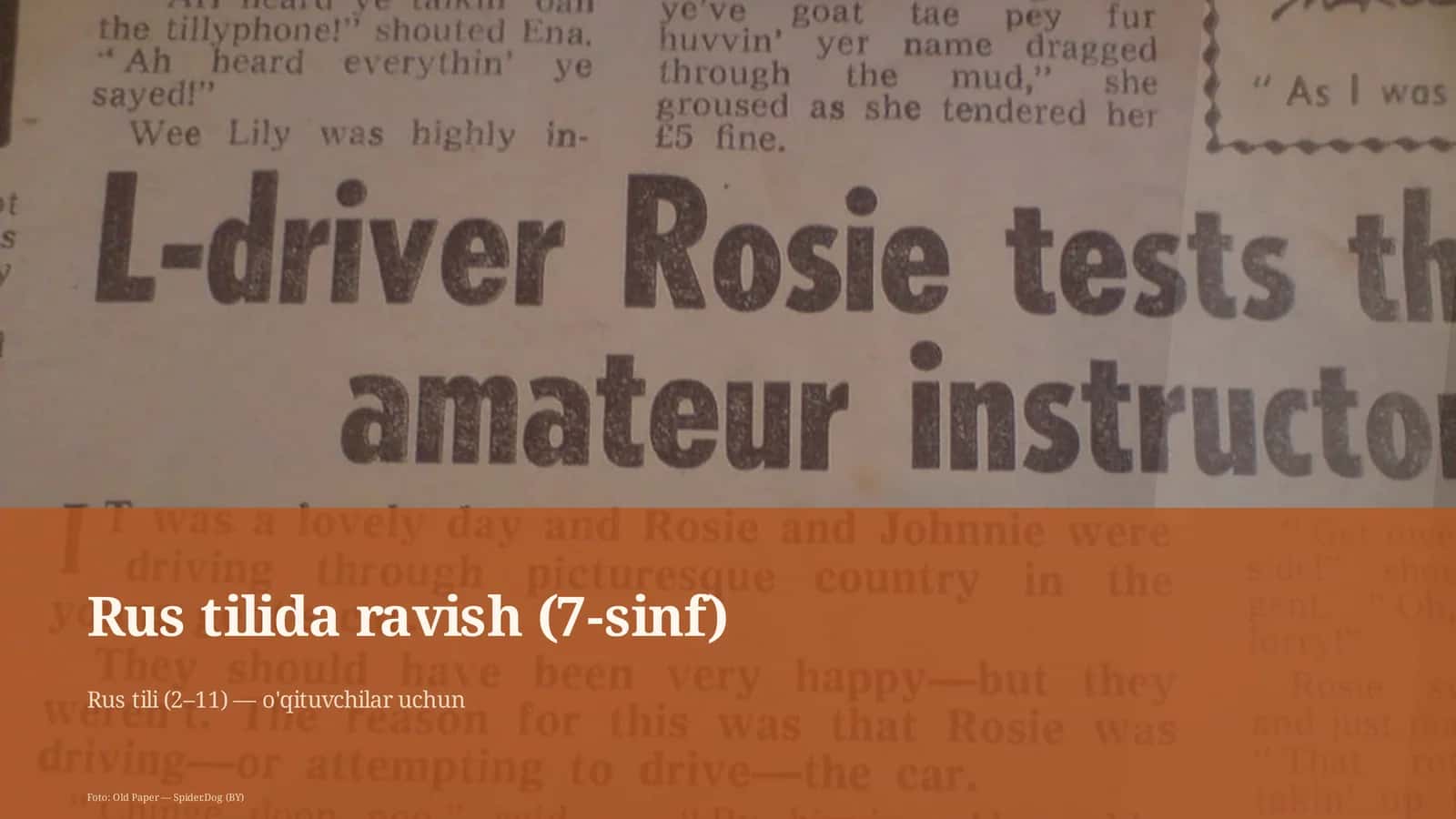 Rus tilida ravish (7-sinf) 1