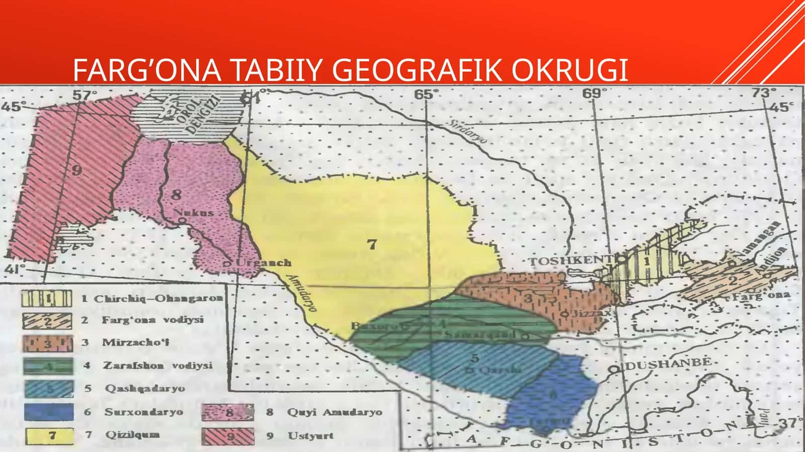 7-sinf. Geografiya. Farg'ona tabiiy geografik okrugi 1