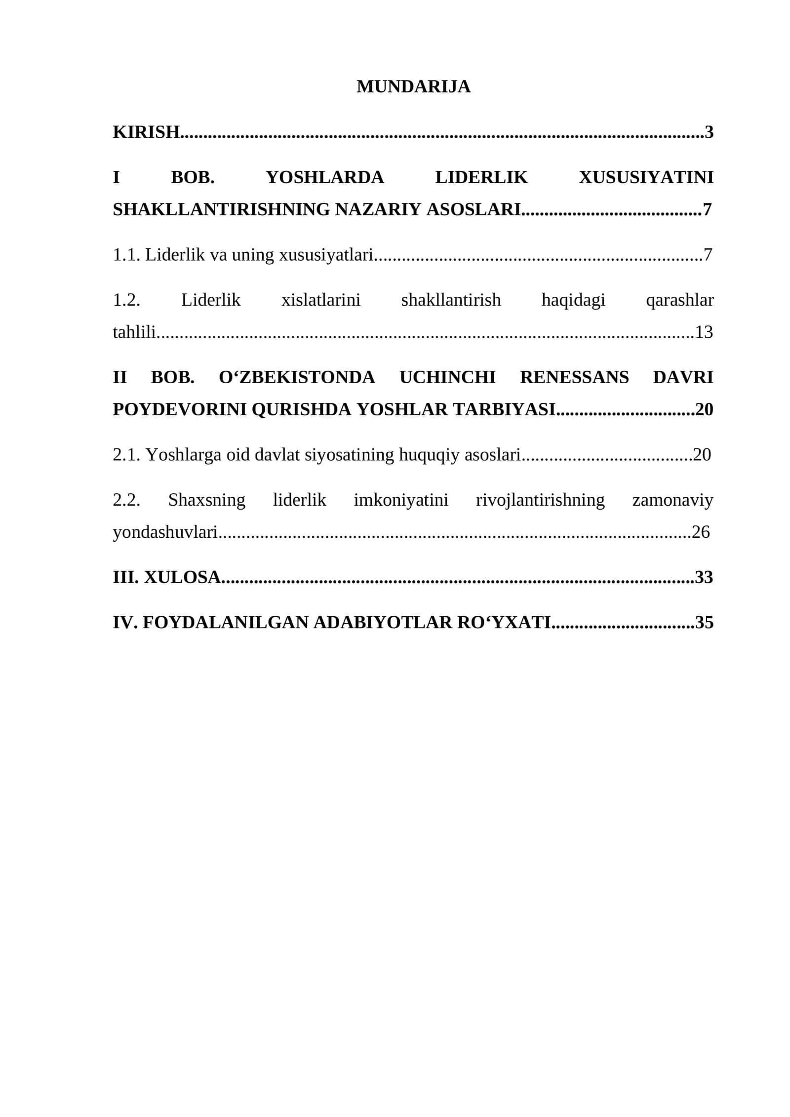 YOSHLARDA LIDERLIK XUSUSIYATINI SHAKLLANTIRISHNING NAZARIY ASOSLARI 1