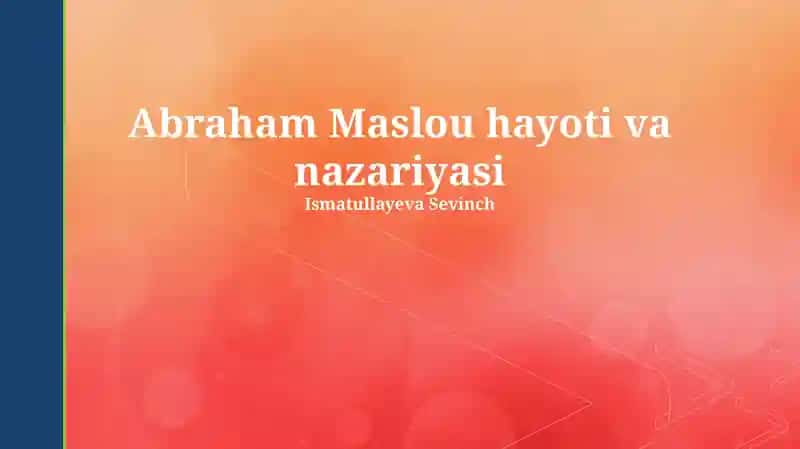 Xavfsizlik ehtiyojlari