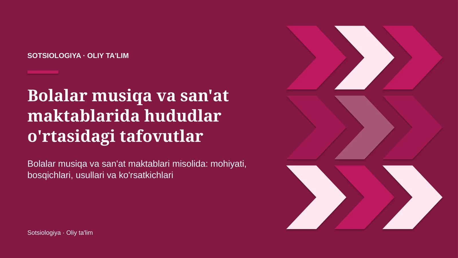 bolalar musiqa va san'at maktablarida hududlar o'rtasidagi tafovutlar 2355 1