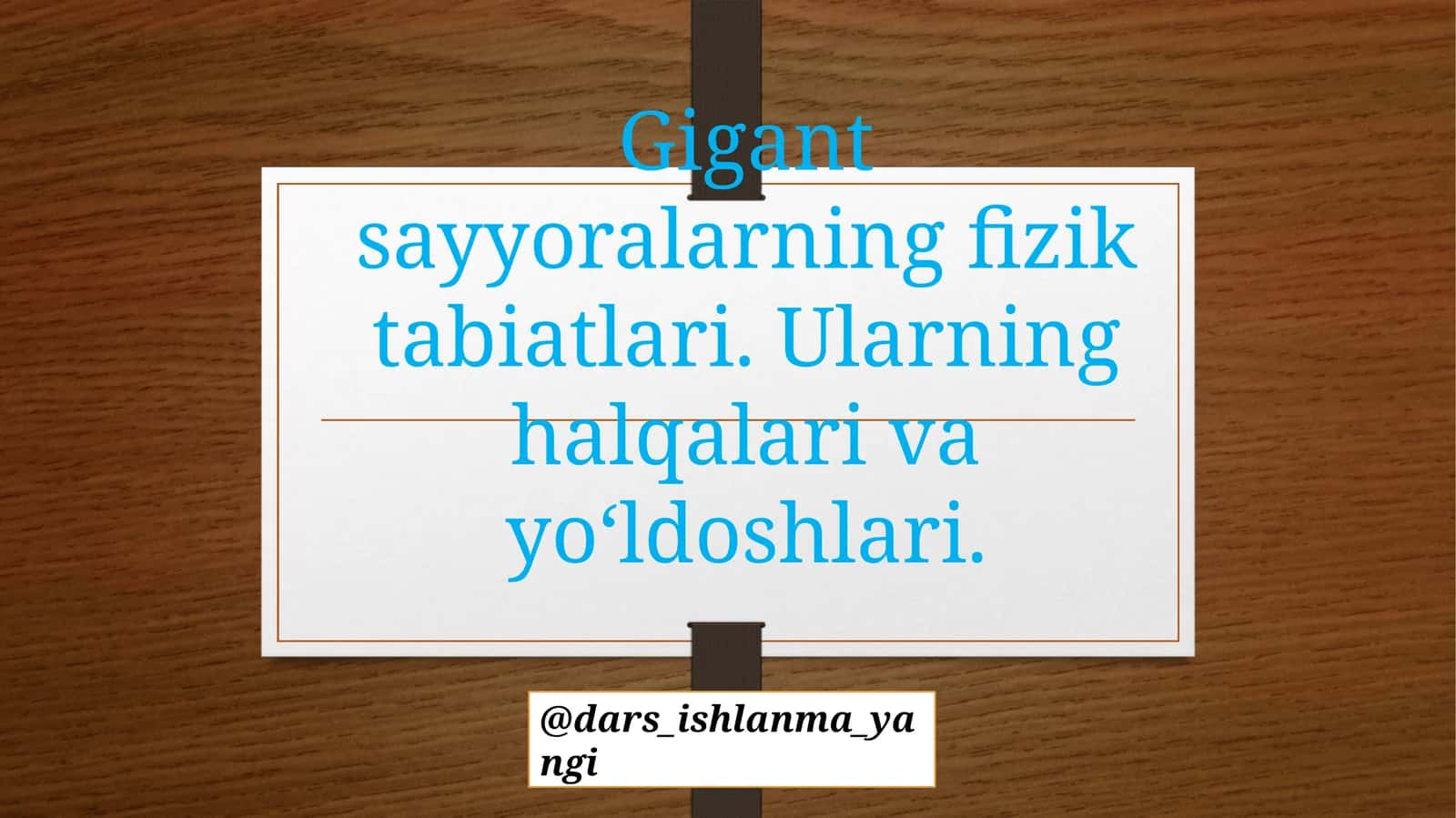 Yupiter (Mushtariy) 1