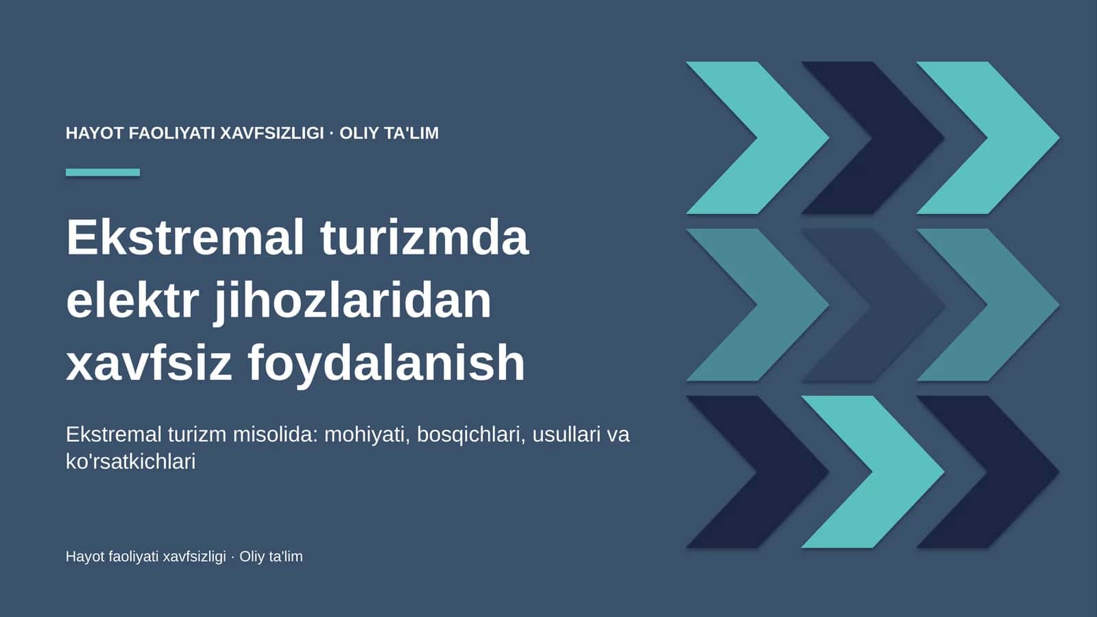 ekstremal turizmda elektr jihozlaridan xavfsiz foydalanish 9334 1