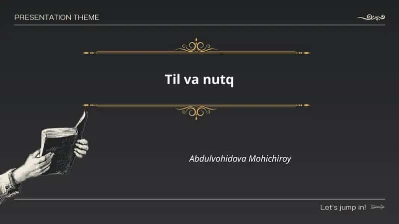 Til va nutq 1