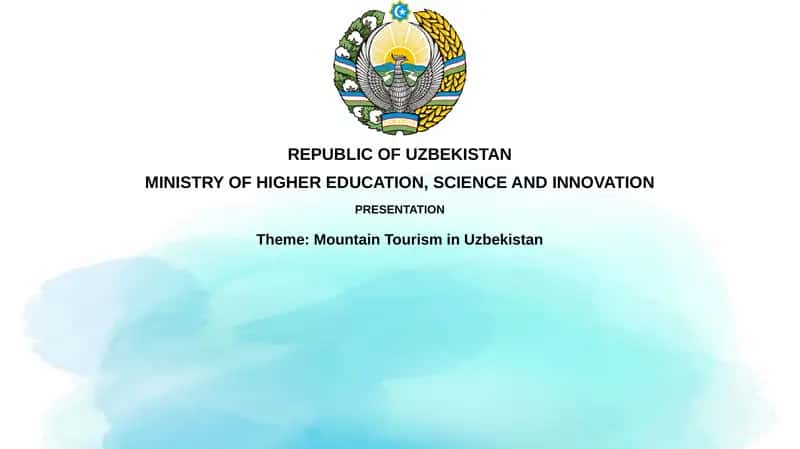 Mountain Tourism in Uzbekistan 1