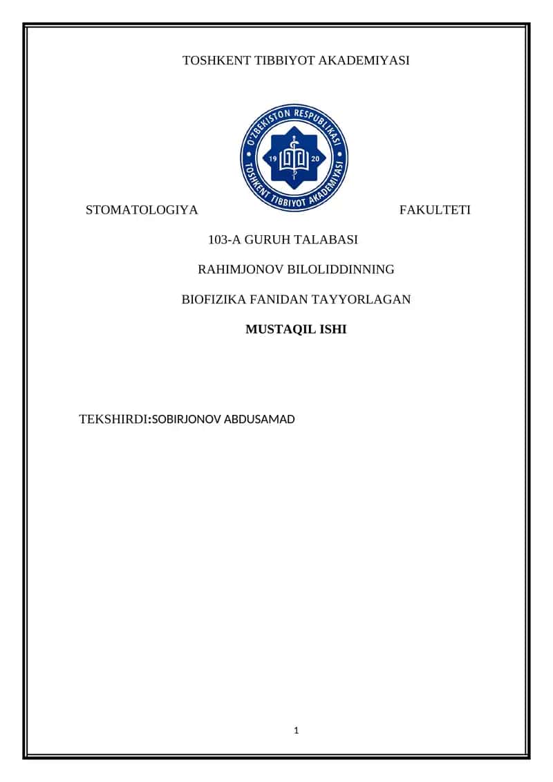 OFTALMOLOGIYADA LAZERLARNI 1