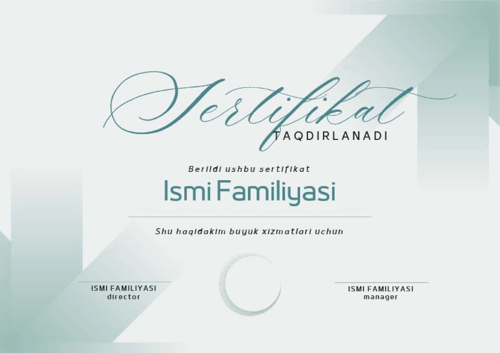 Sertifikat 1