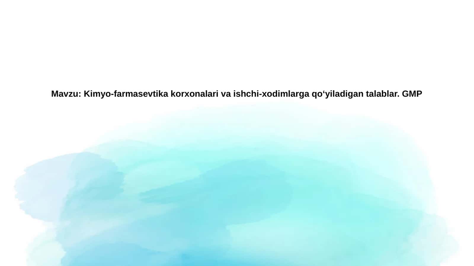 Kimyo-farmasevtikakorxonalarivaishchi-xodimlargaqoʻyiladigantalablar 1