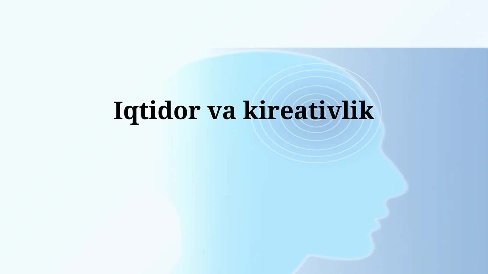 Iqtidorvakireativlik 1