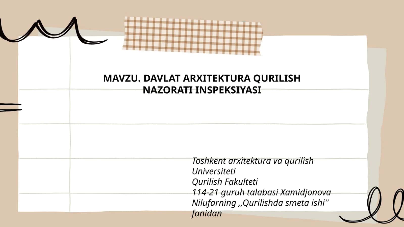 DAVLAT ARXITEKTURA QURILISH NAZORATI INSPEKSIYASI 1