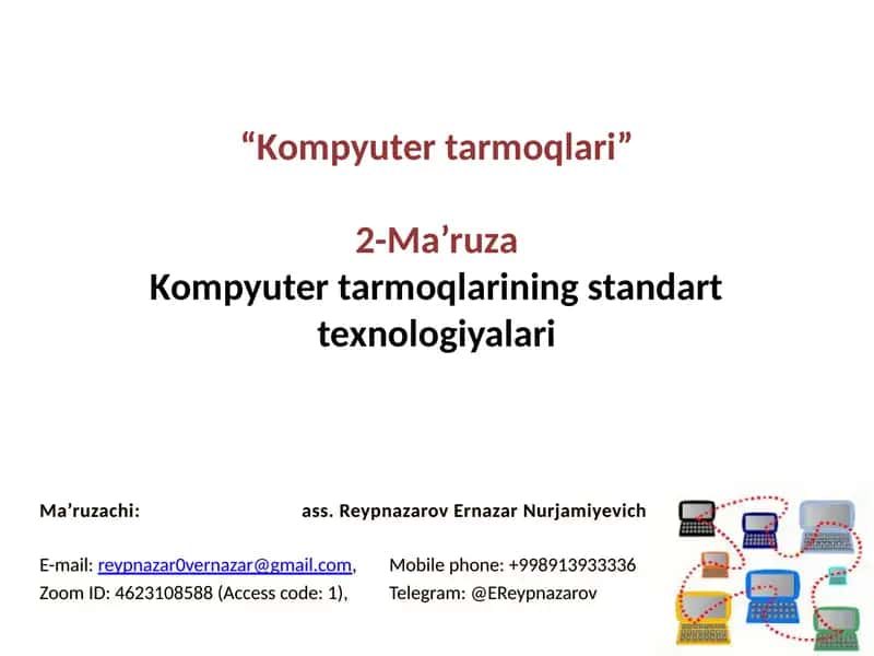 Kompyutertarmoqlari 1