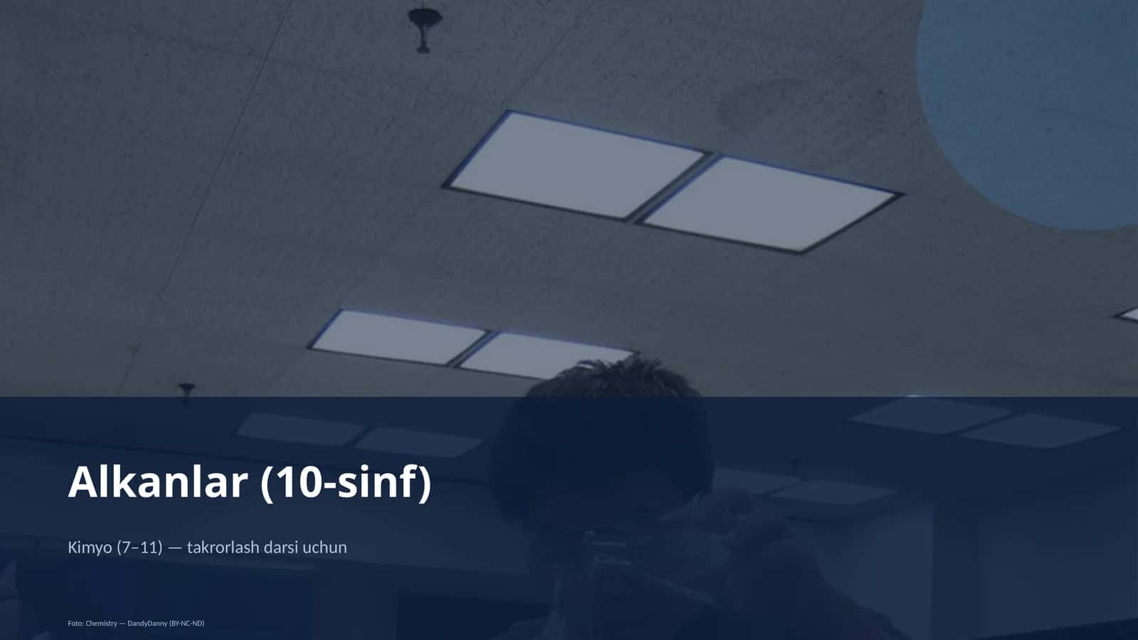 Alkanlar (10-sinf) 1