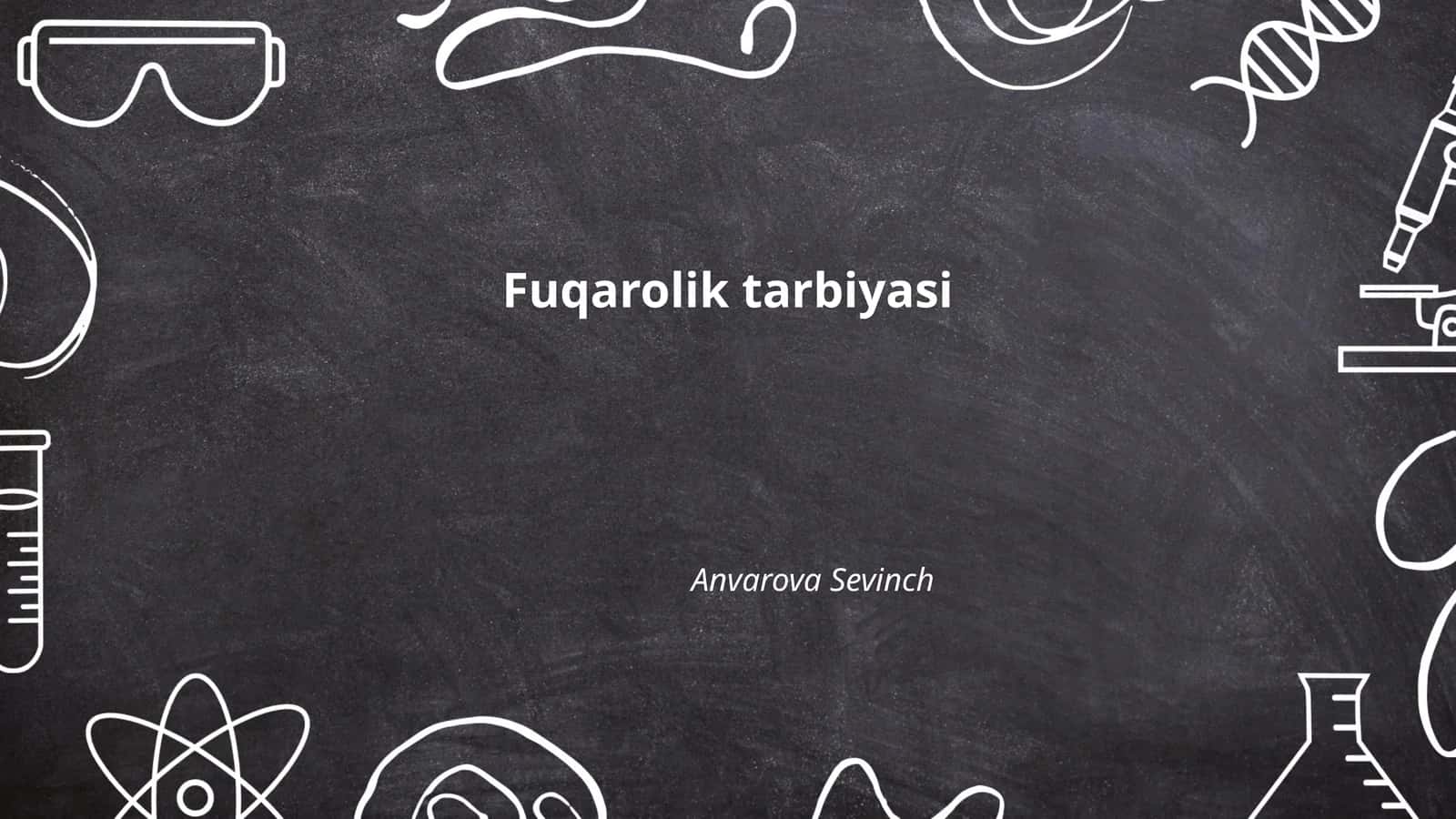Fuqarolik tarbiyasi 1