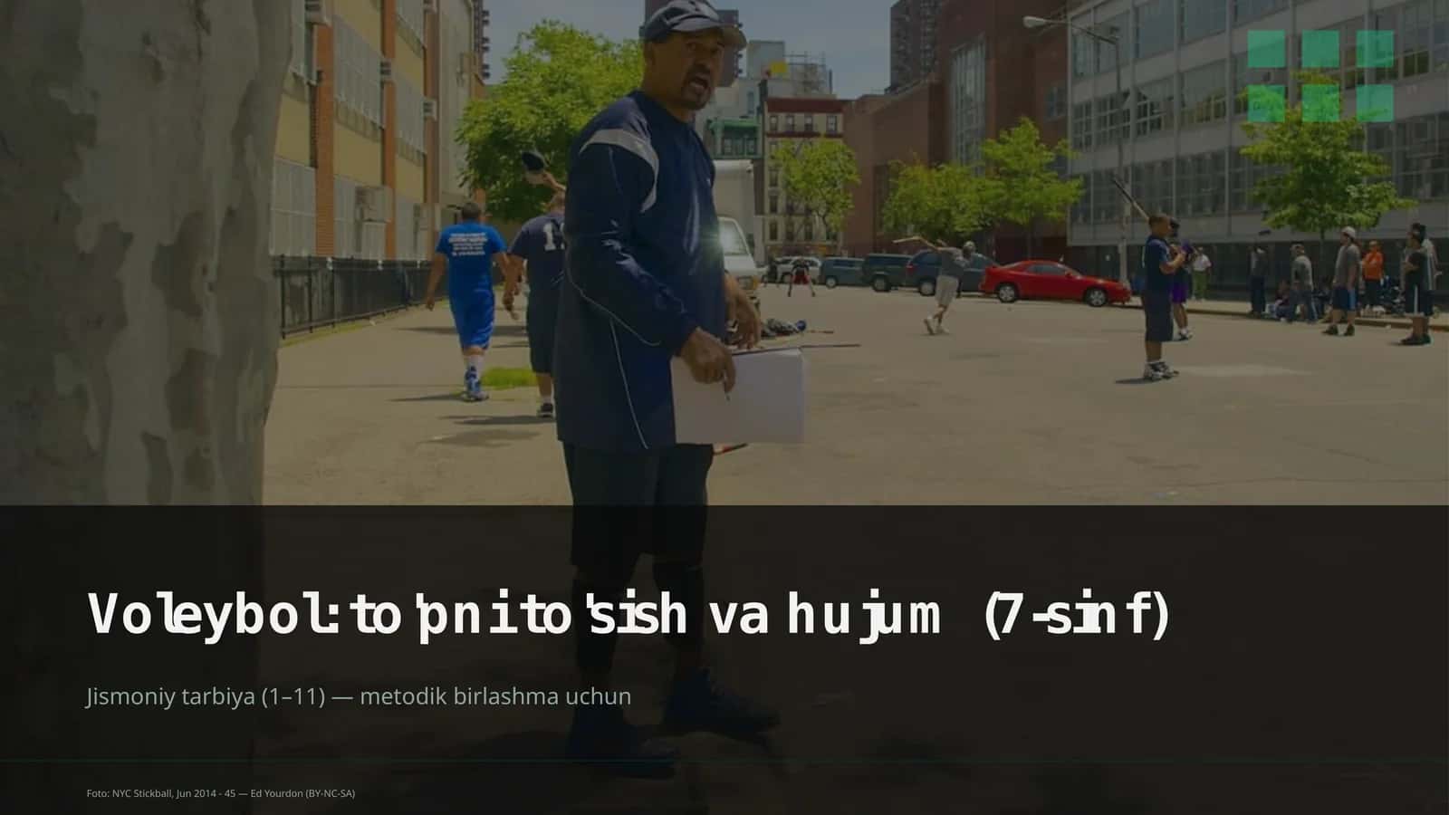 Voleybol: to'pni to'sish va hujum (7-sinf) 1