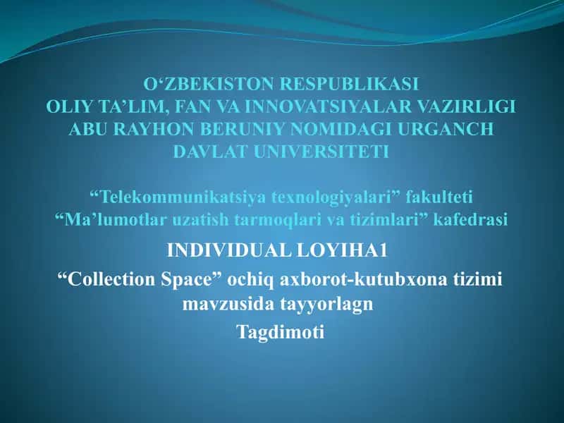 Collection Space 1
