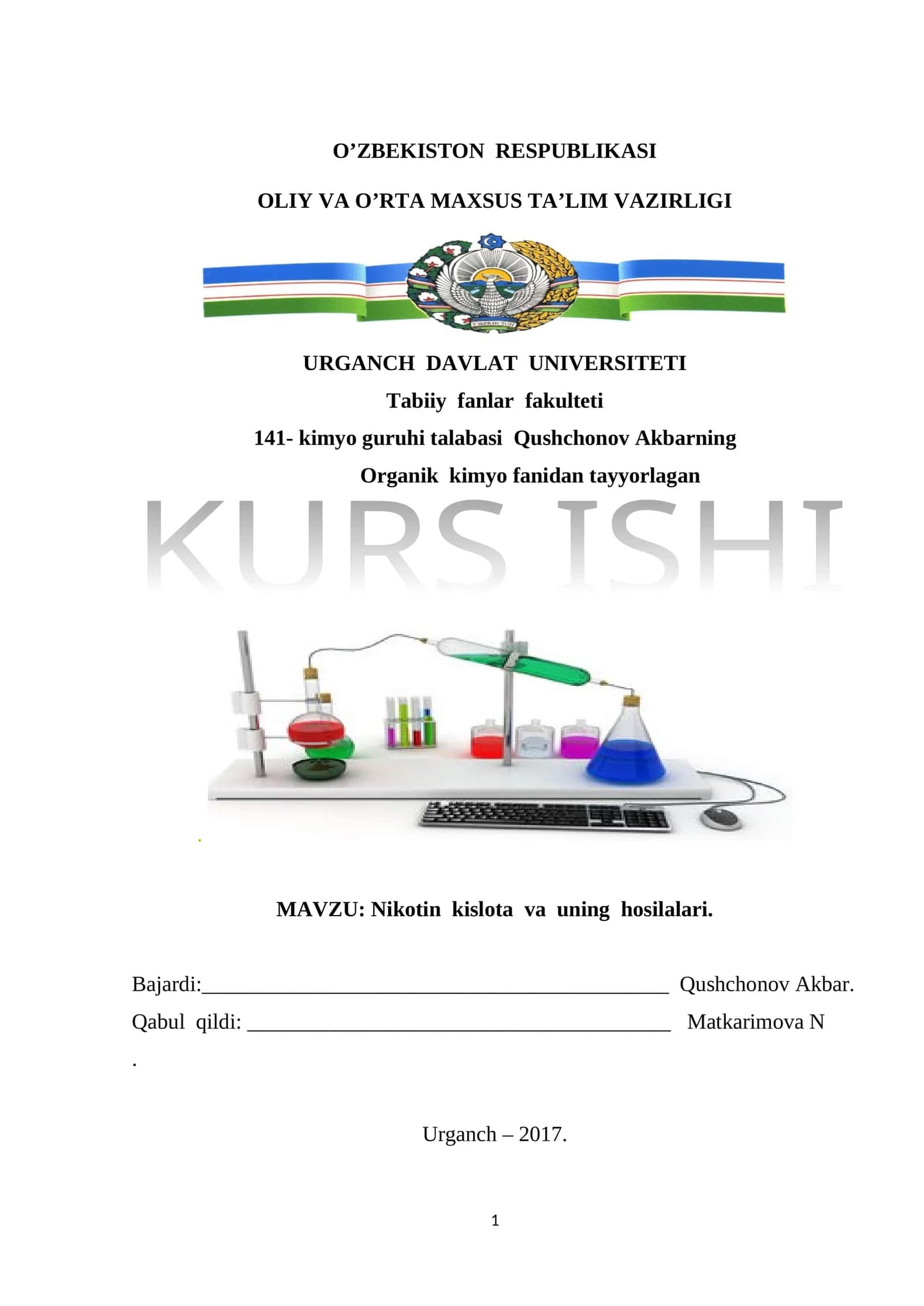 Nikotin kislota va uning hosilalari 1