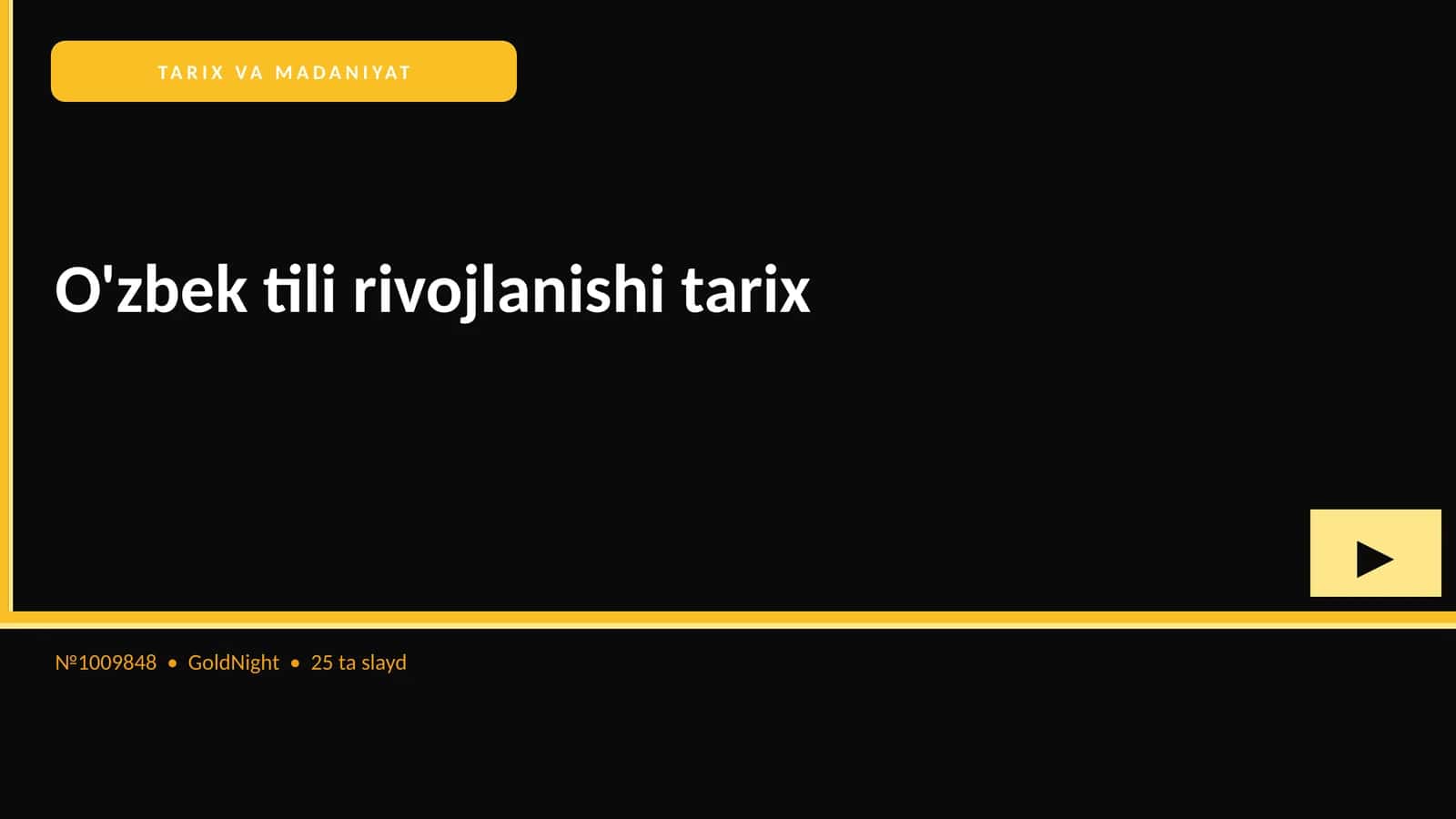 O'zbek tili rivojlanishi tarix 1