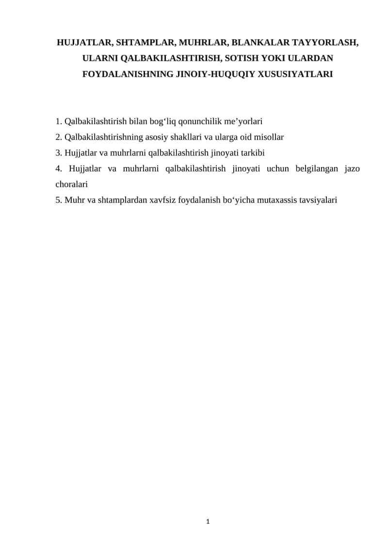 Hujjatlar, Shtamplar, Muhrlar Tayyorlash 1