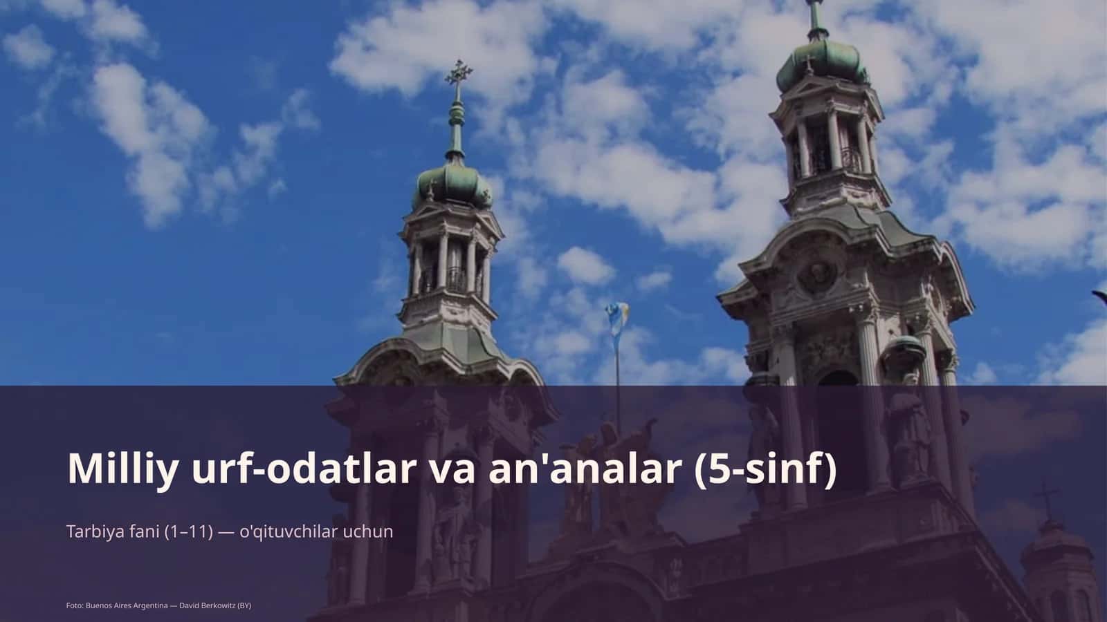 Milliy urf-odatlar va an'analar (5-sinf) 1