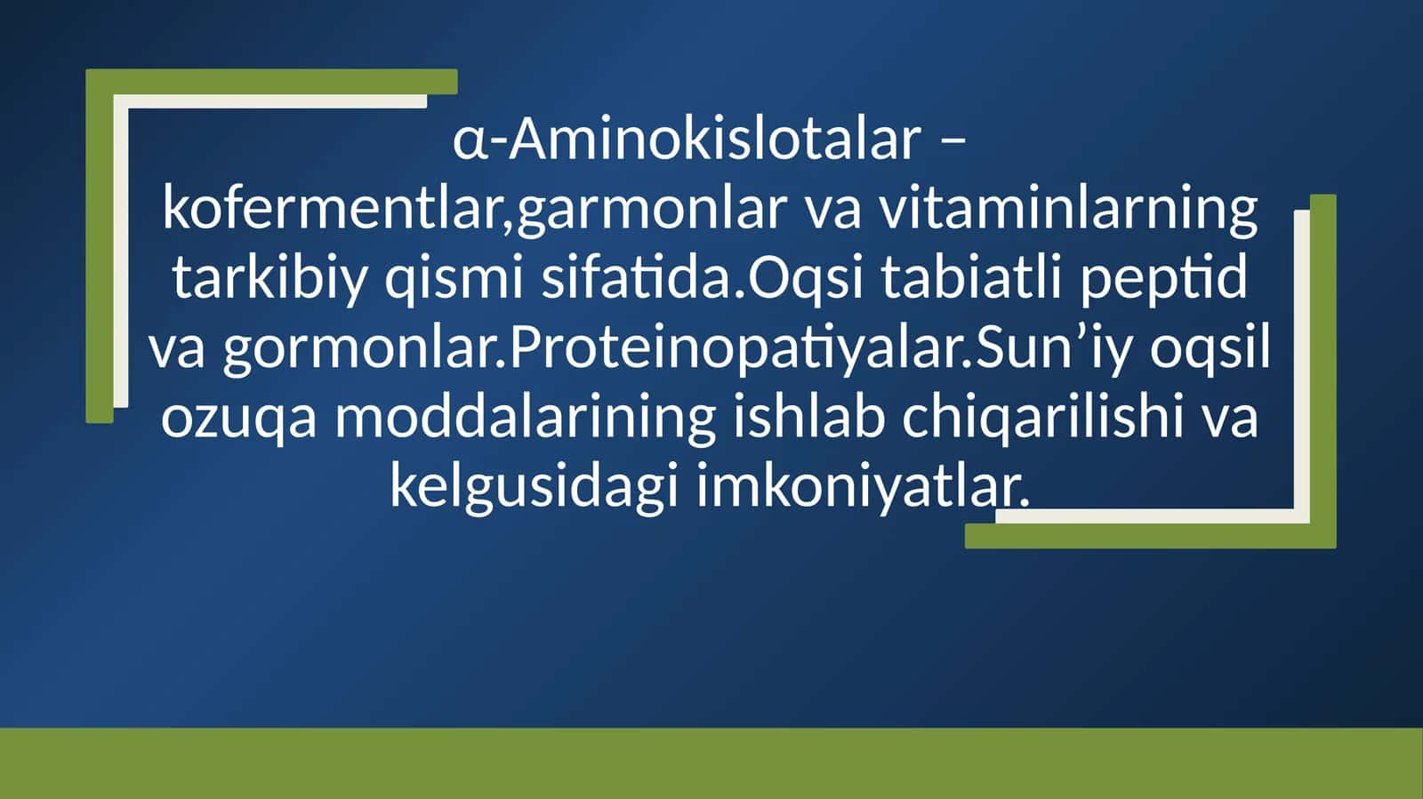 Aminokislotalar 1