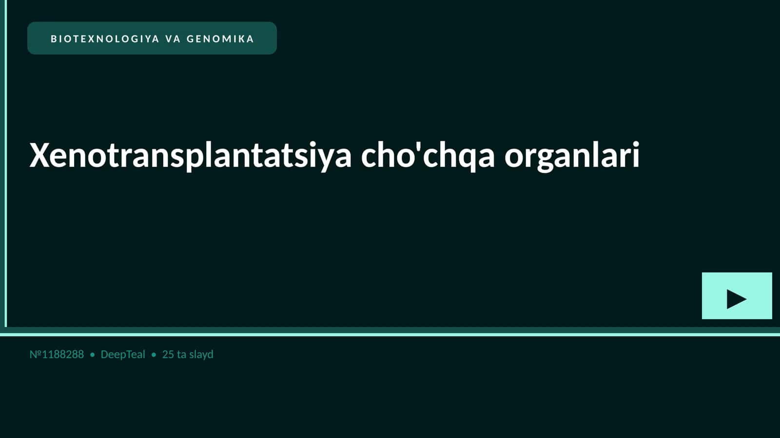 Xenotransplantatsiya cho'chqa organlari 1