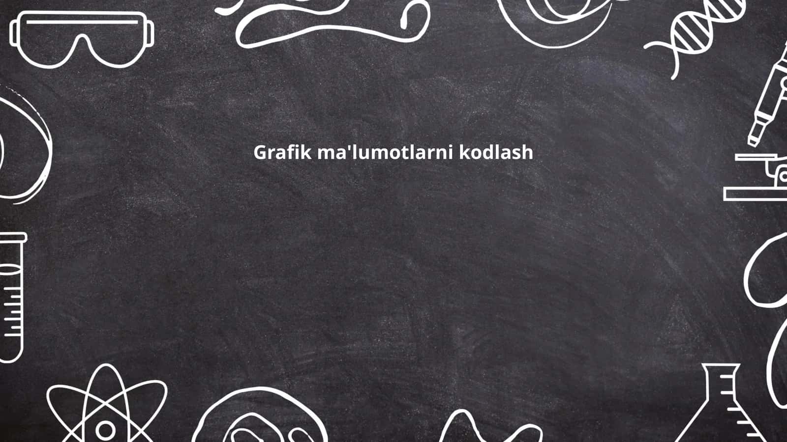 Grafik ma'lumotlarni kodlash 1