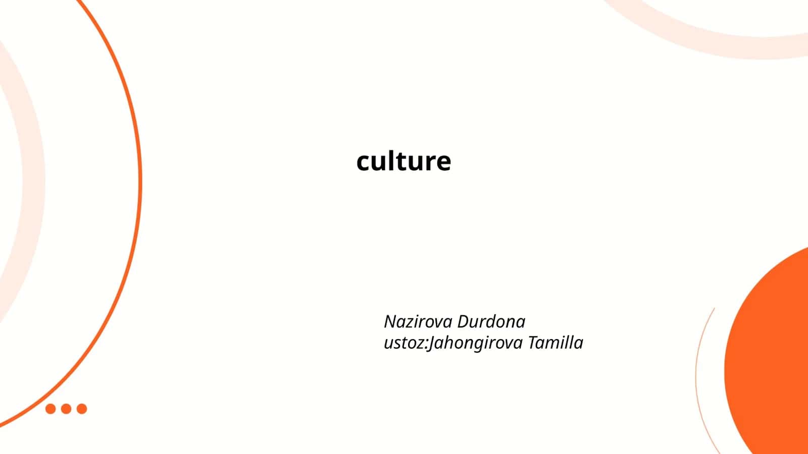 Cultural Identity 1