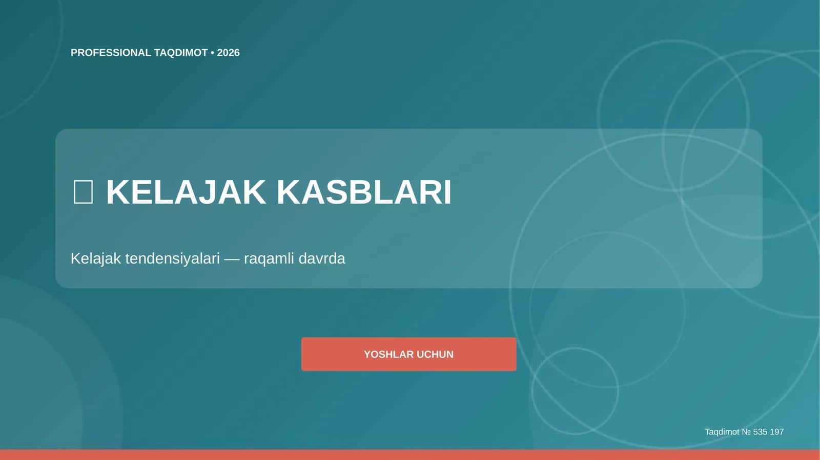 Kelajak kasblari 1