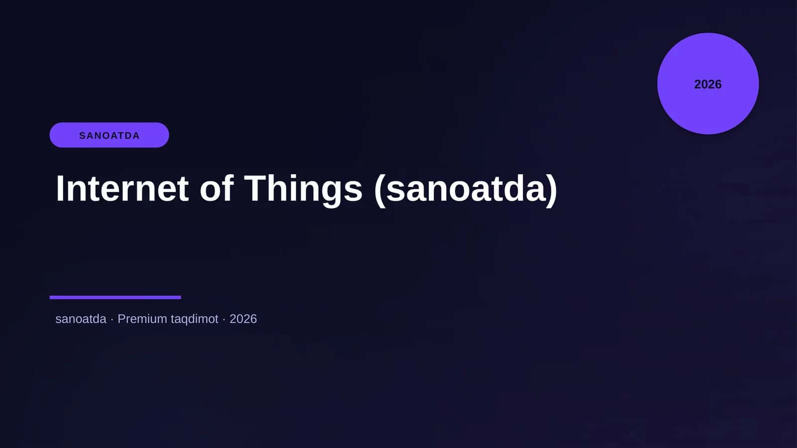 Internet of Things (sanoatda) 1