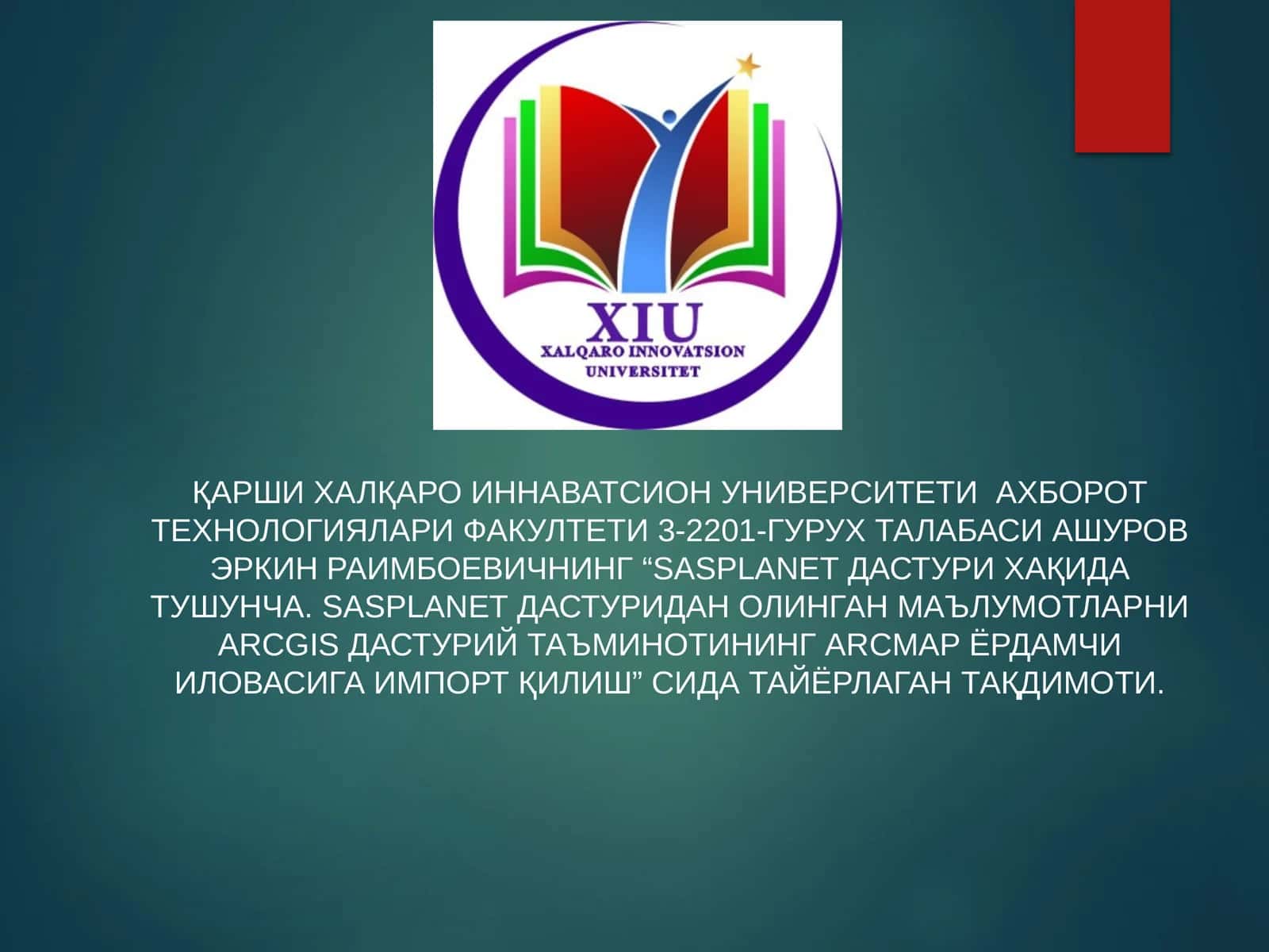 SASPLANET ДАСТУРИ ХАҚИДА ТУШУНЧА 1