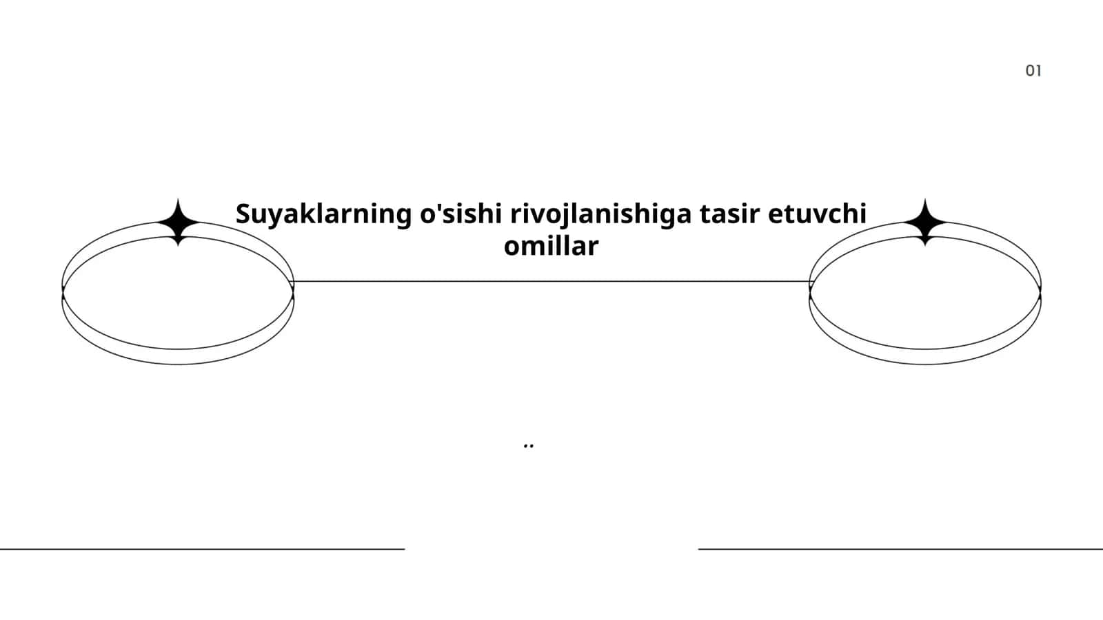 Suyaklarning o'sishi rivojlanishiga tasir etuvchi omillar 1