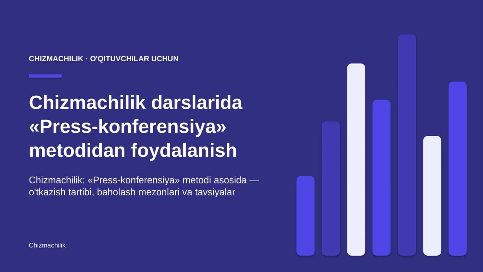 chizmachilik darslarida press konferensiya metodidan foydalanish 7785 1