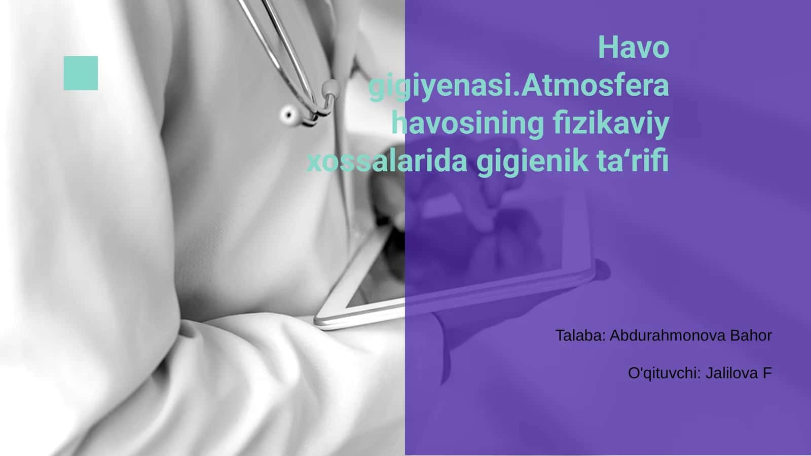 Havo gigiyenasi 1