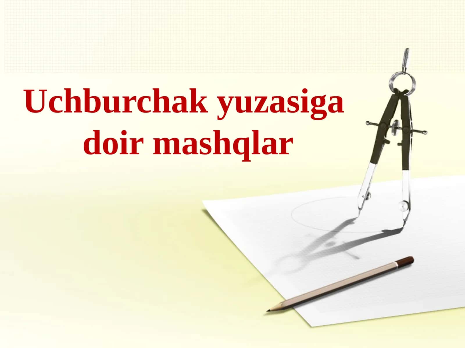 Uchburchakyuzasiga 1