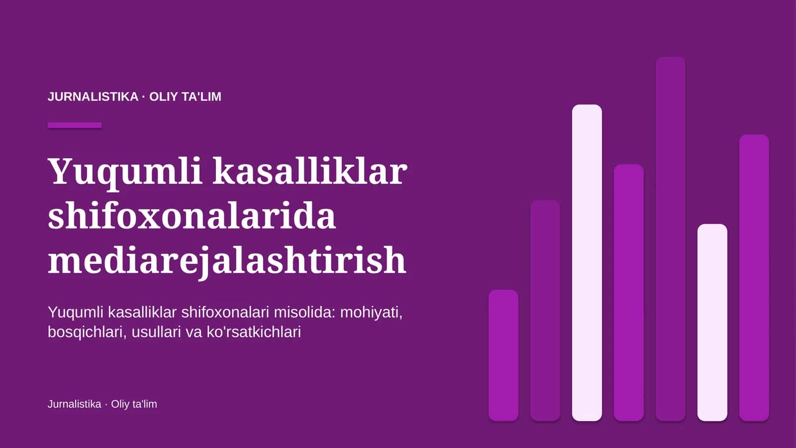 Yuqumli kasalliklar shifoxonalarida mediarejalashtirish 1