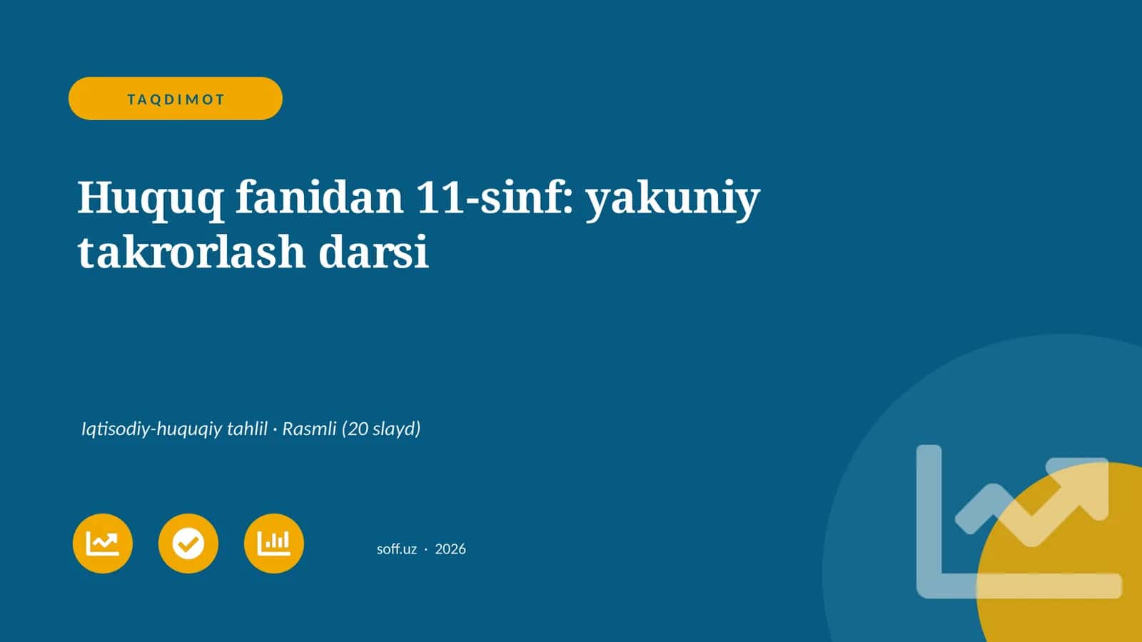 11-sinf: yakuniy takrorlash darsi 1