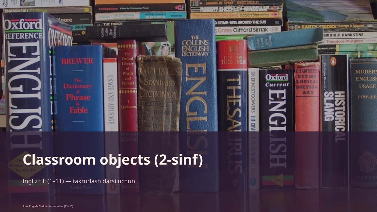 Classroom objects (2-sinf) 1