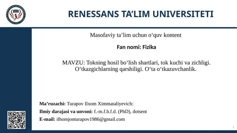 RENESSANS TA’LIM UNIVERSITETI 1