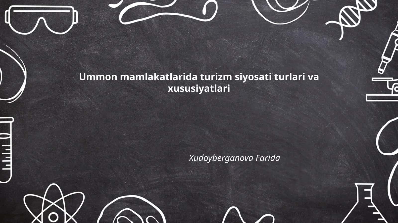 Ekoturizm siyosati 1