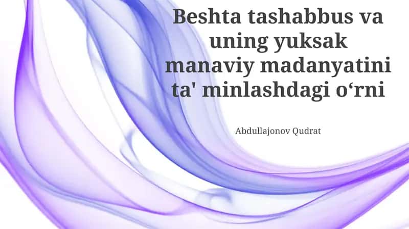 Ta'lim va tayyorgarlikka investitsiya 1