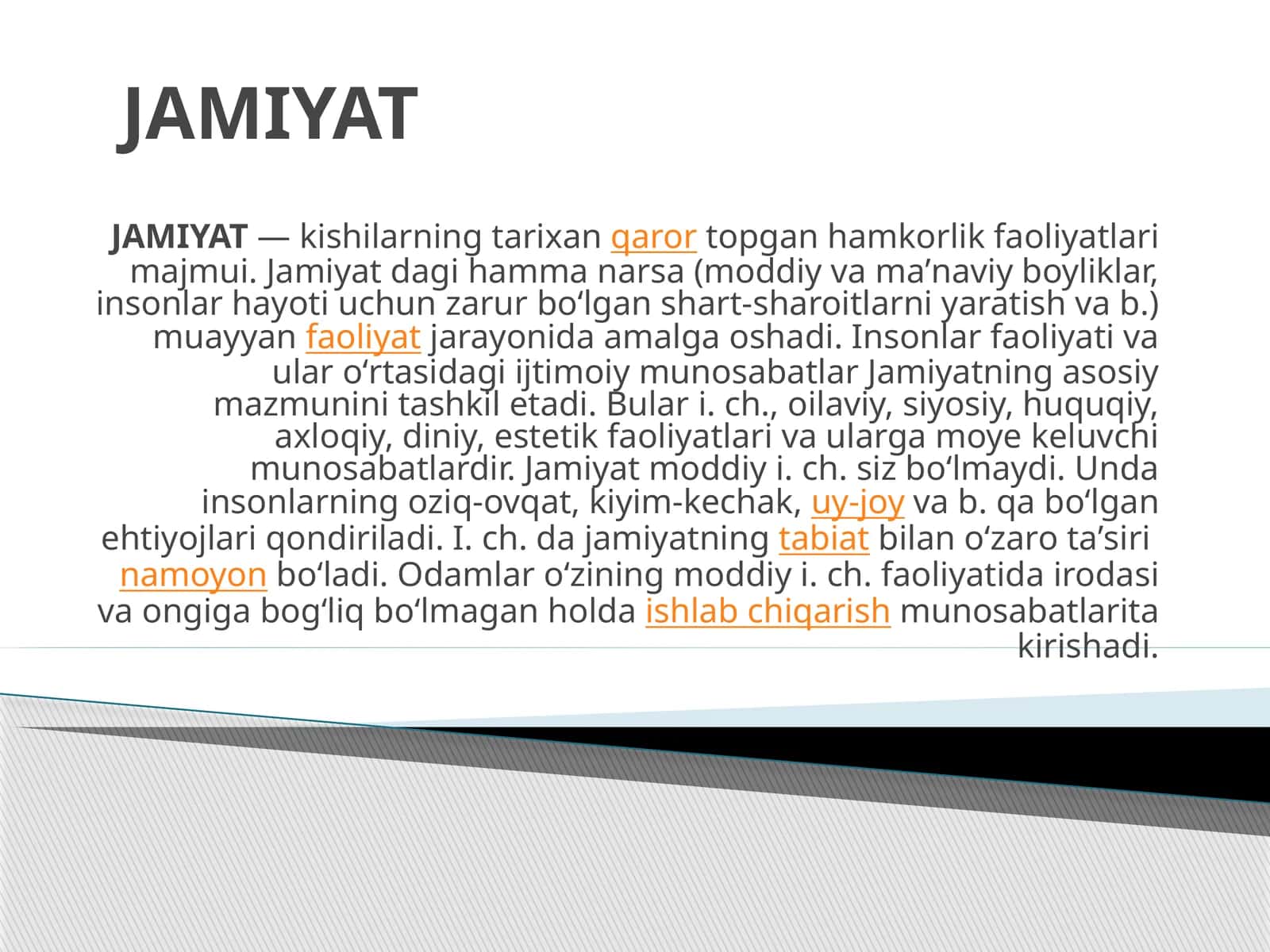 JAMIYAT 1