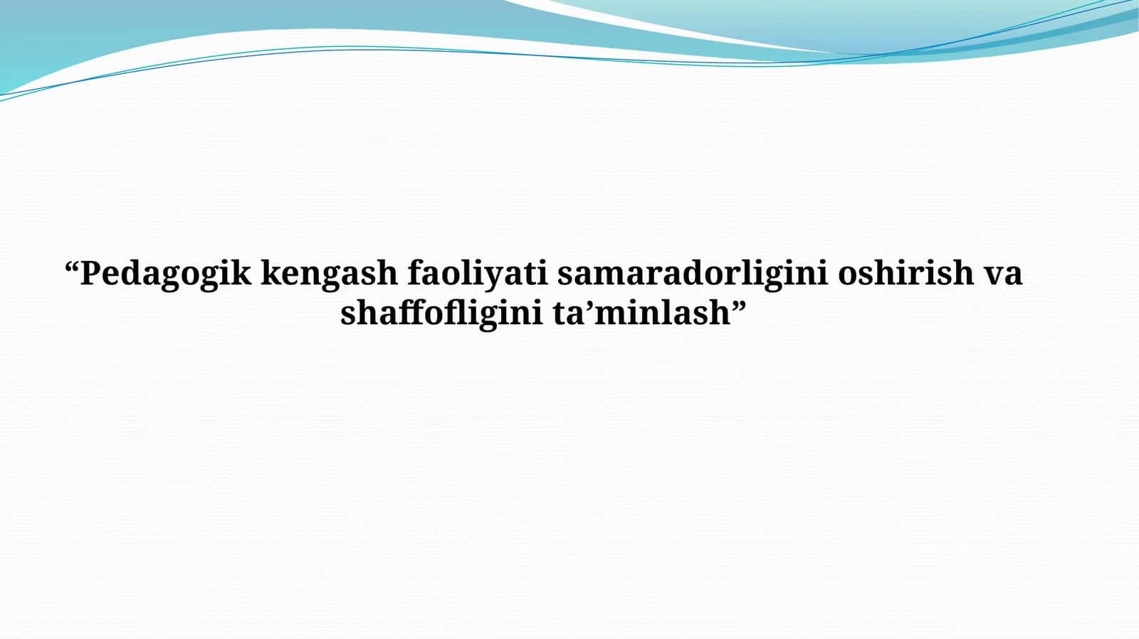 Yoshlarning sifatli ta’lim olish imkoniyati 1